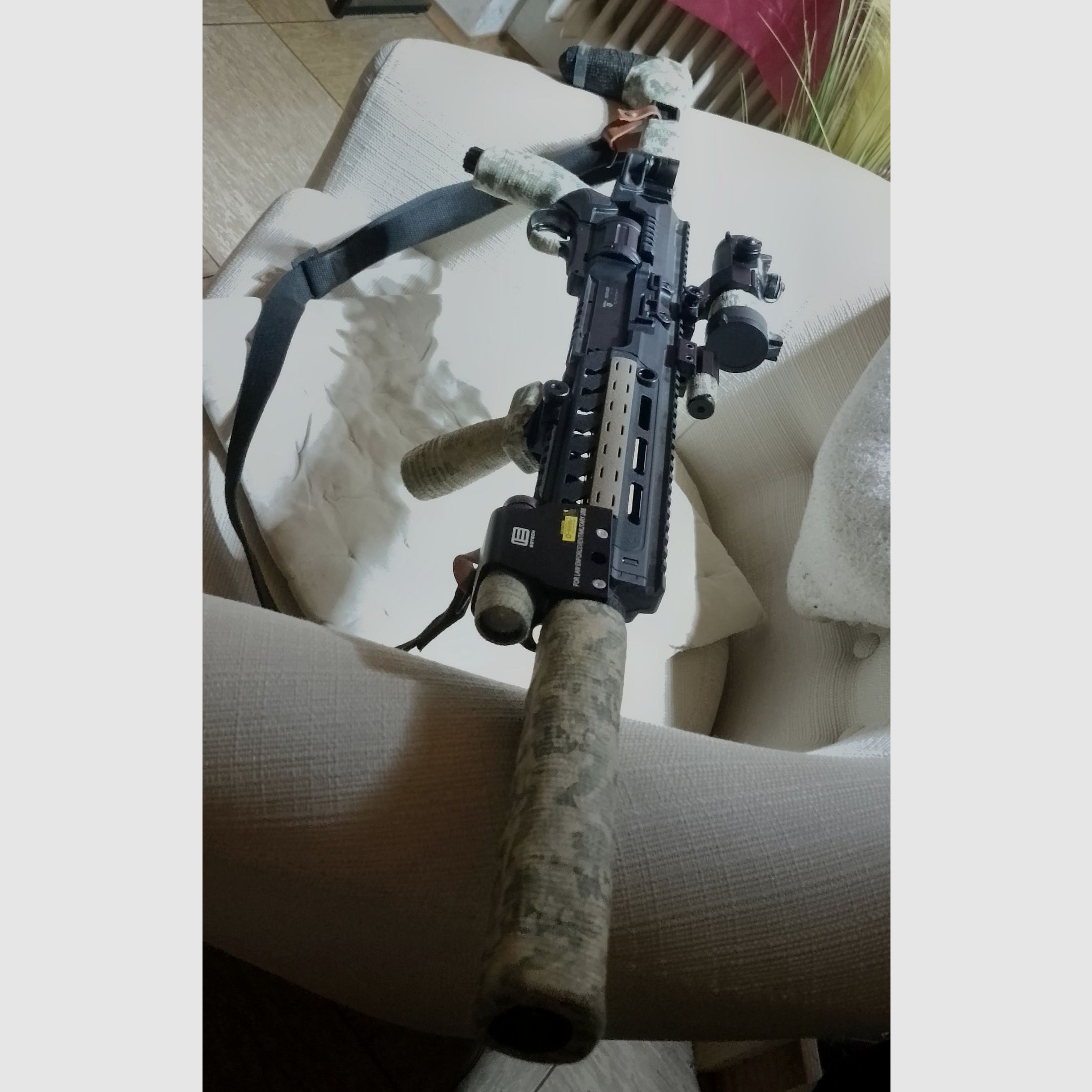 T4e HDR50 Tactical Sniper kit  Rot Grün Punkt Pfeffer Gummi geschosse RAM Paintball Markierer Cal .50 Set Lampe CO2 Kapseln Anschlagschaft carbine