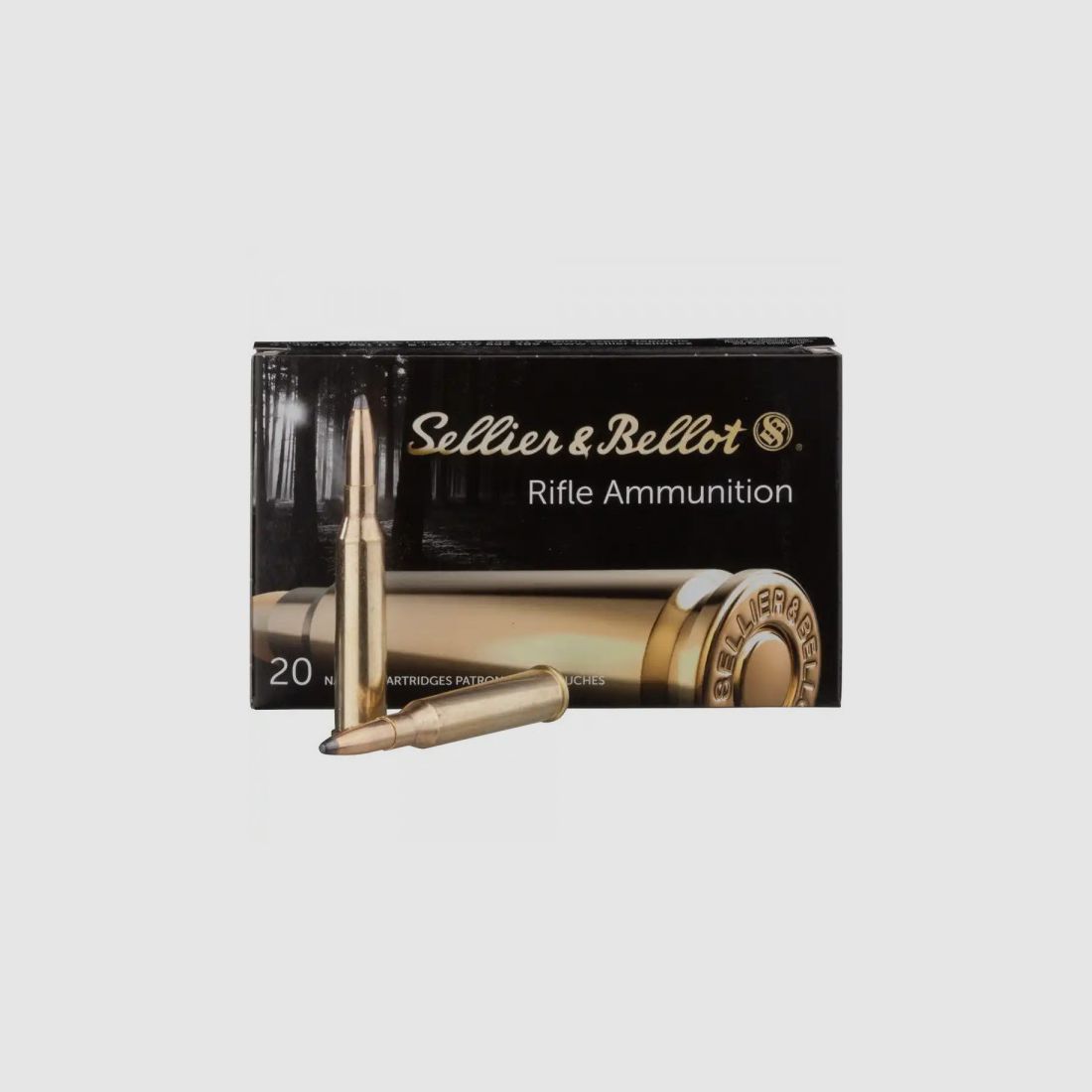 SELLIER & BELLOT 6,5x57 R - TEILMANTEL - 131GRS. - 20 STÜCK