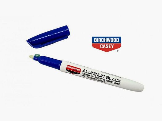 BIRCHWOOD Aluminium Schwarz Brünierstift