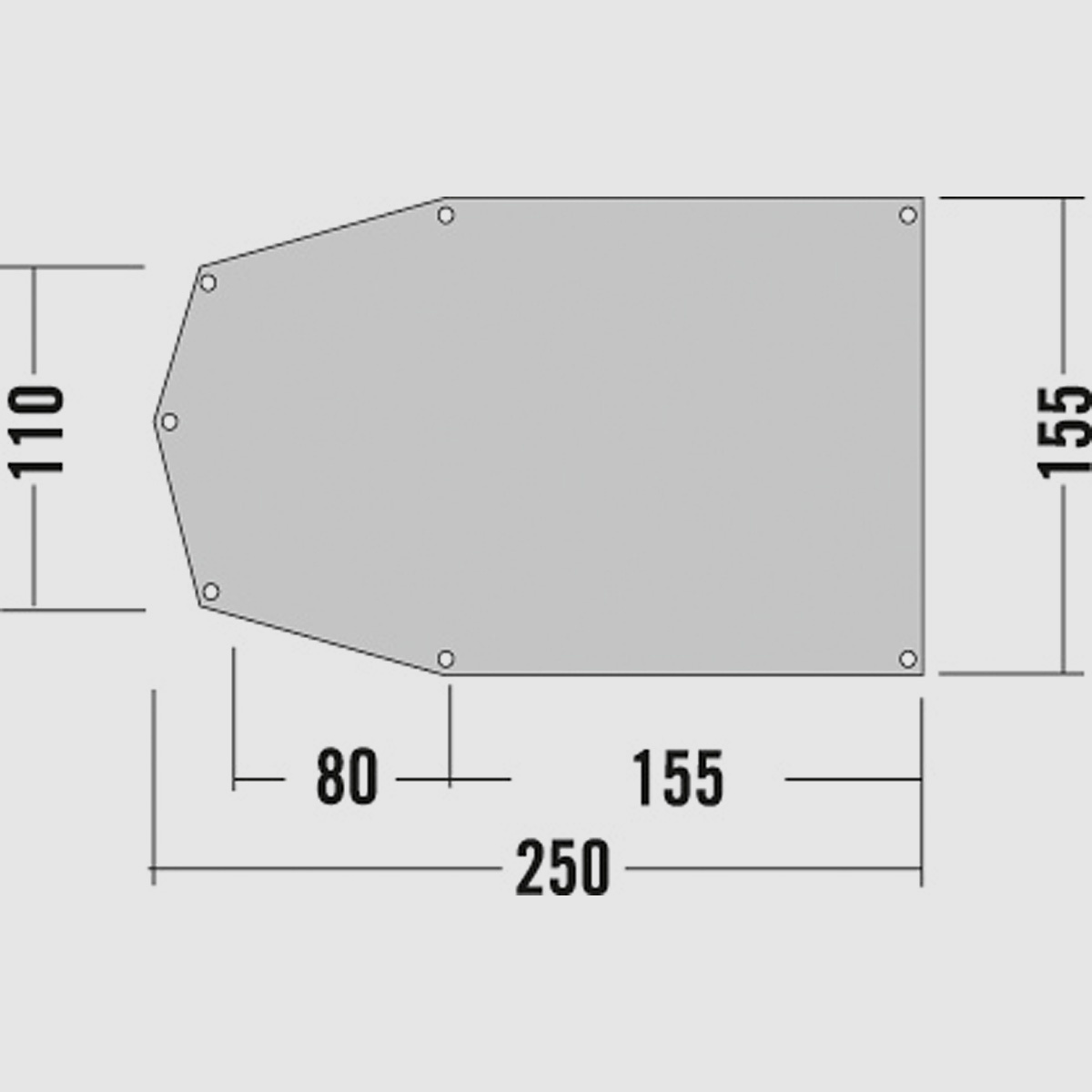 TATONKA Zeltunterlage 250x155