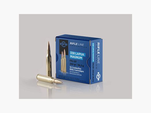PPU 338 LAPUA MAG 250 GRS / 16.2 G FMJBT 10 PCS