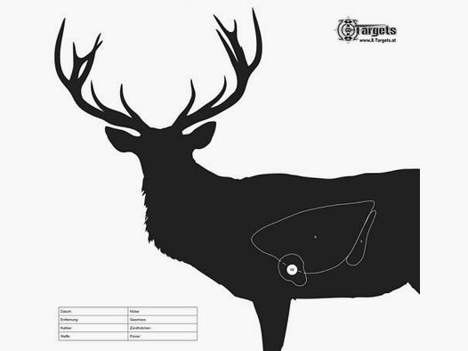 X-Targets – Hirsch Zielscheibe