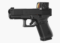 Glock – Pistole / 19 / MOS 08 FS / mit AIMPOINT COA / 9mm