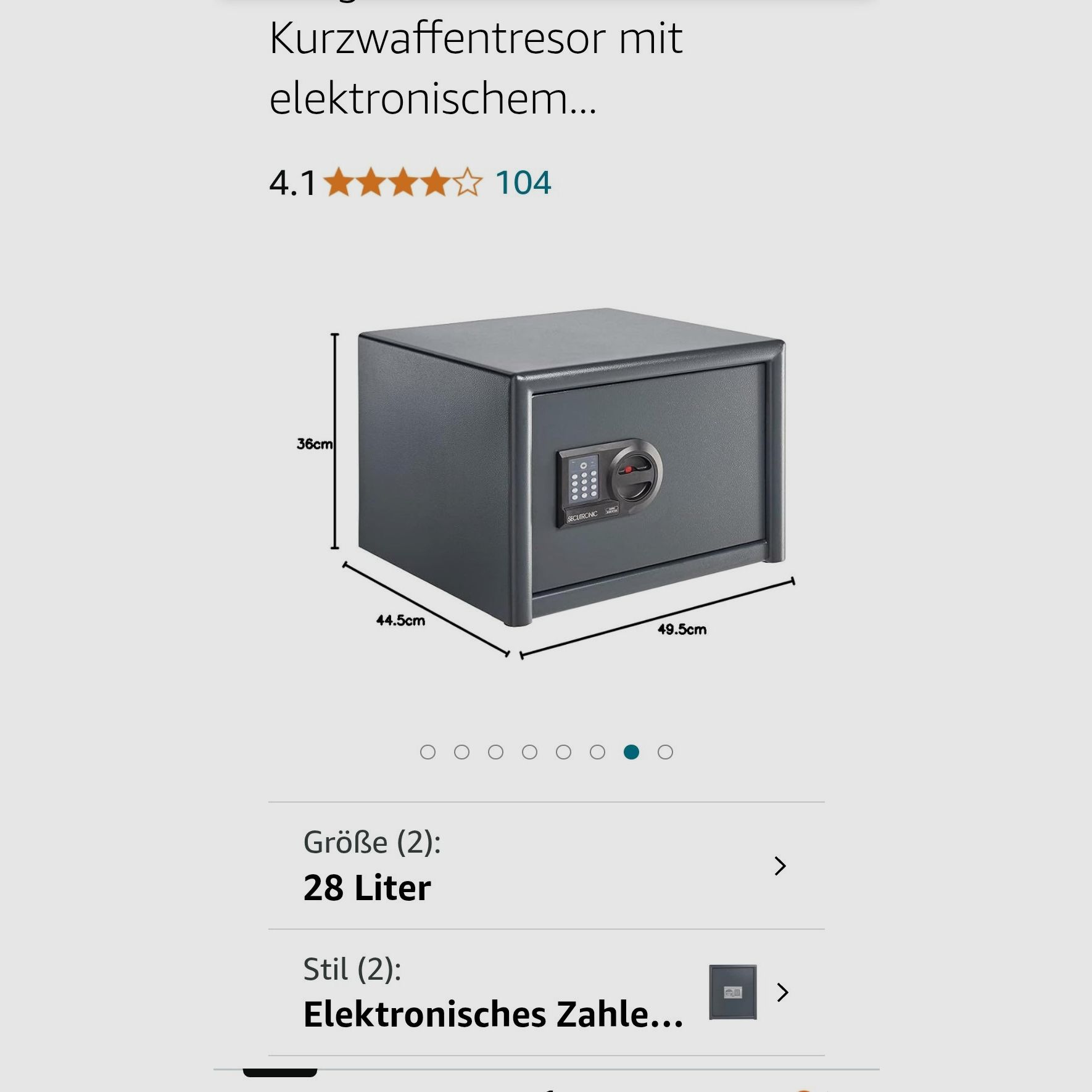 Coffre-fort à armes Magno M520E Burg & Wächter