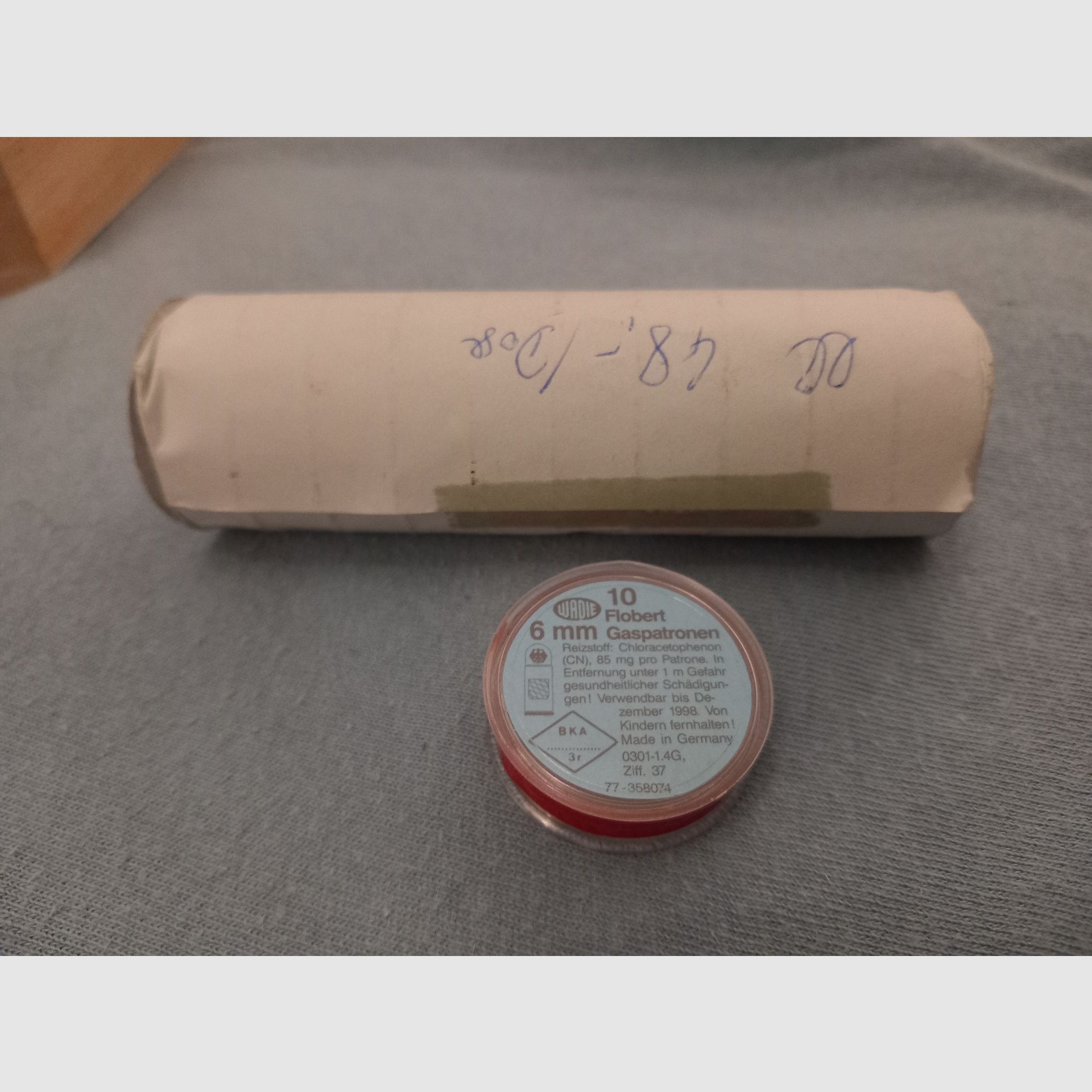 6mm Flobert Platz cs Gaspatronen