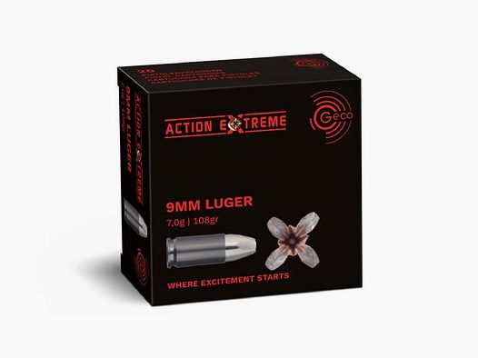 Geco 9mm Luger Action Extreme 20 strzałów