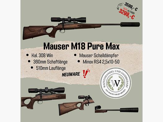 Mauser M18 Pure Max