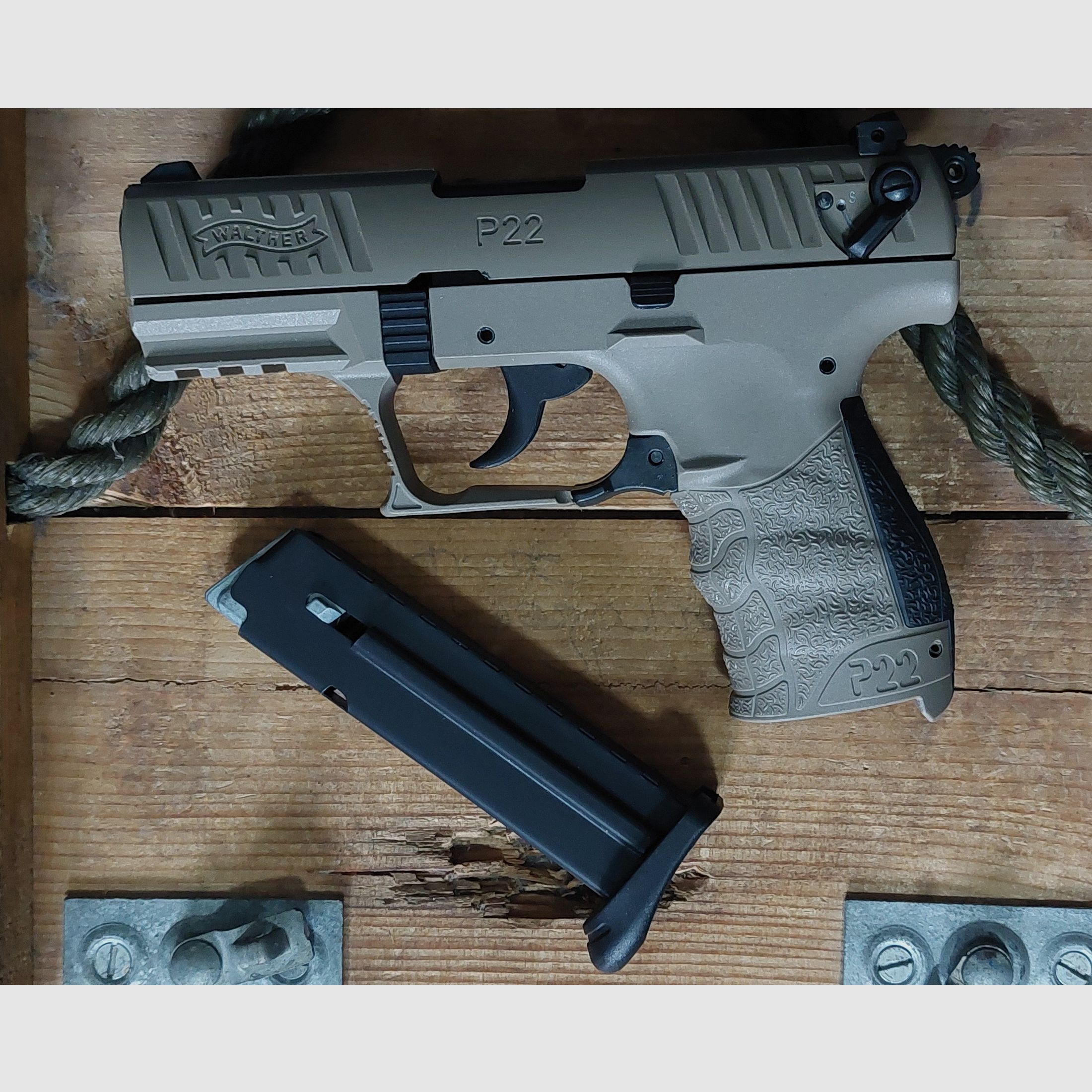 ⚠️ RZADKO! MODEL SPECJALNY Walther P22Q - FDE - Flat Dark Earth (PTB 778) P 22 Q P22