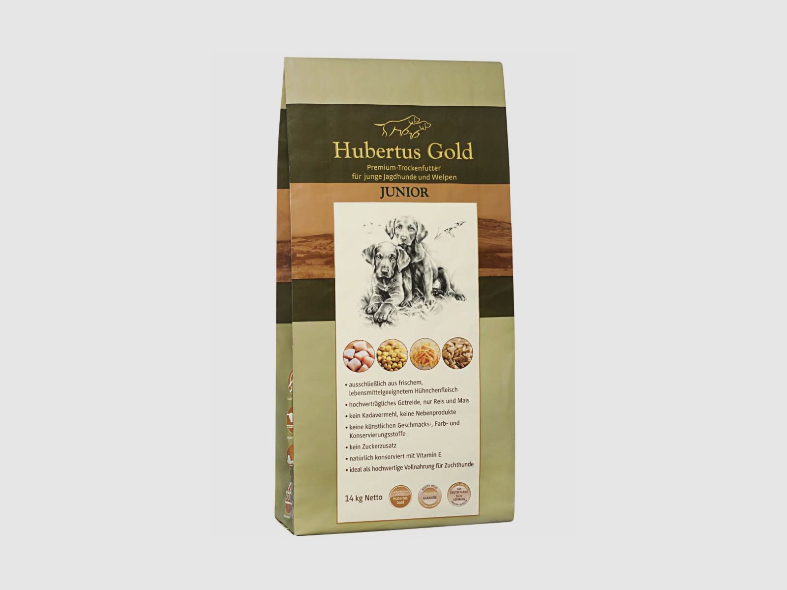 HUBERTUS GOLD Junior Premium Dry Complete Food 14 kg