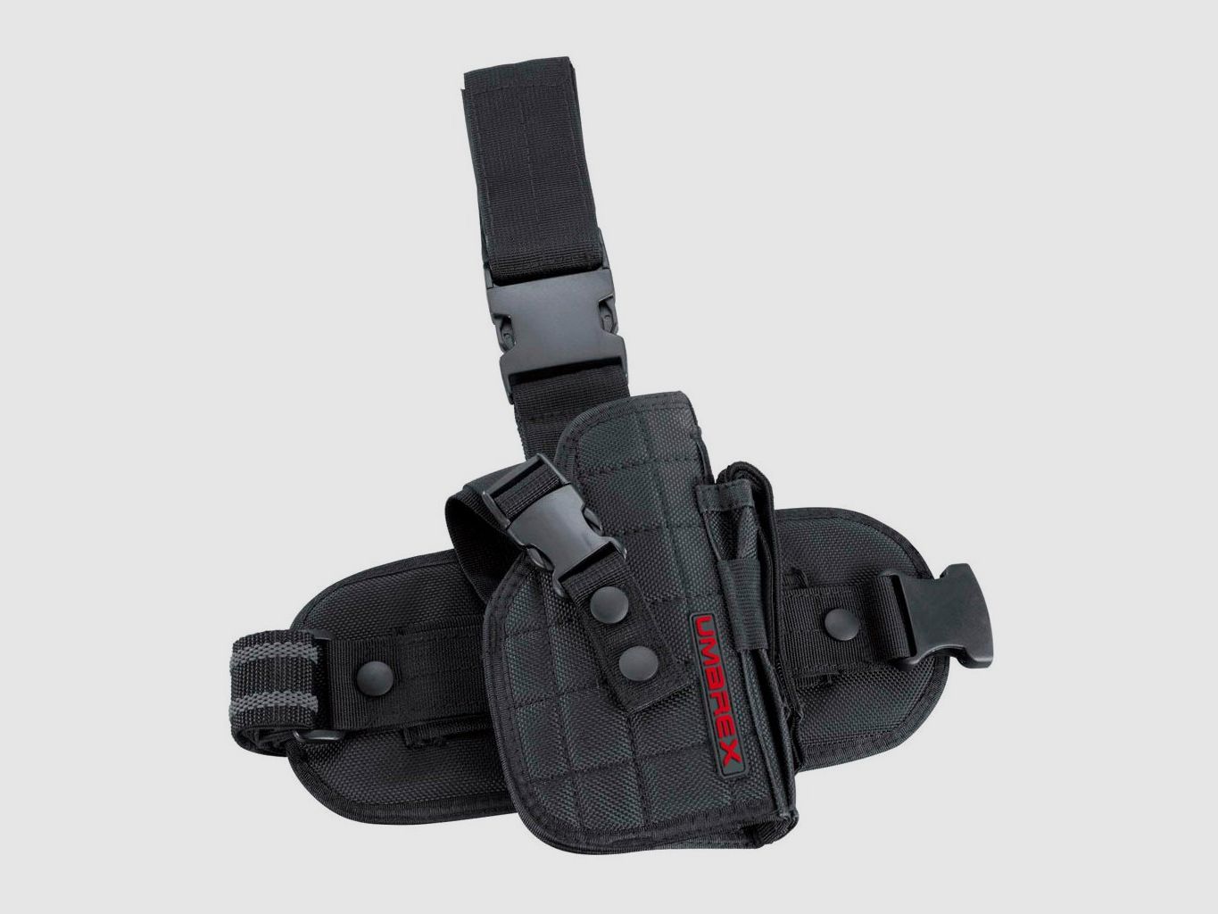 Umarex Beinholster Nylon Typ A, für große Pistolen, mit Magazintasche