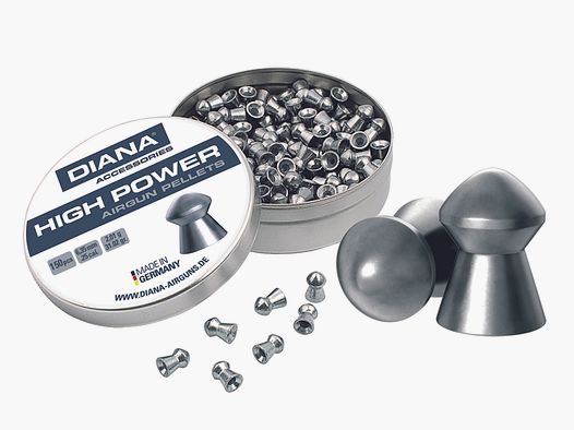 DIANA Rundkopf Diabolos gładkie 6,35mm 150 sztuk