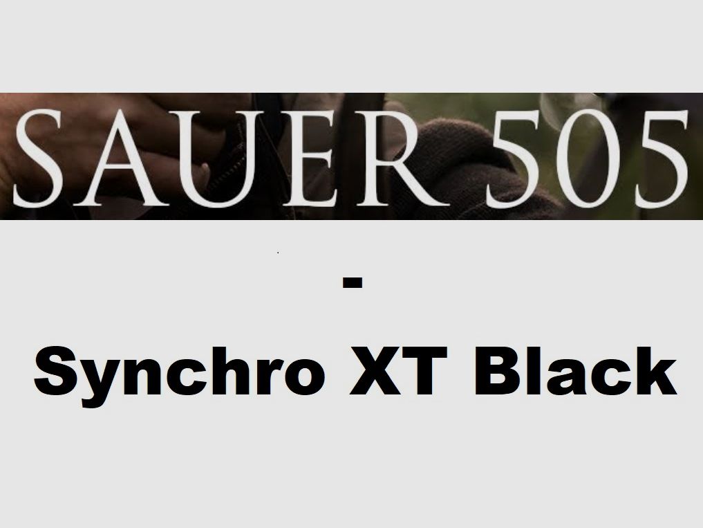 Sauer 505 Synchro XT Black Repeating Rifle