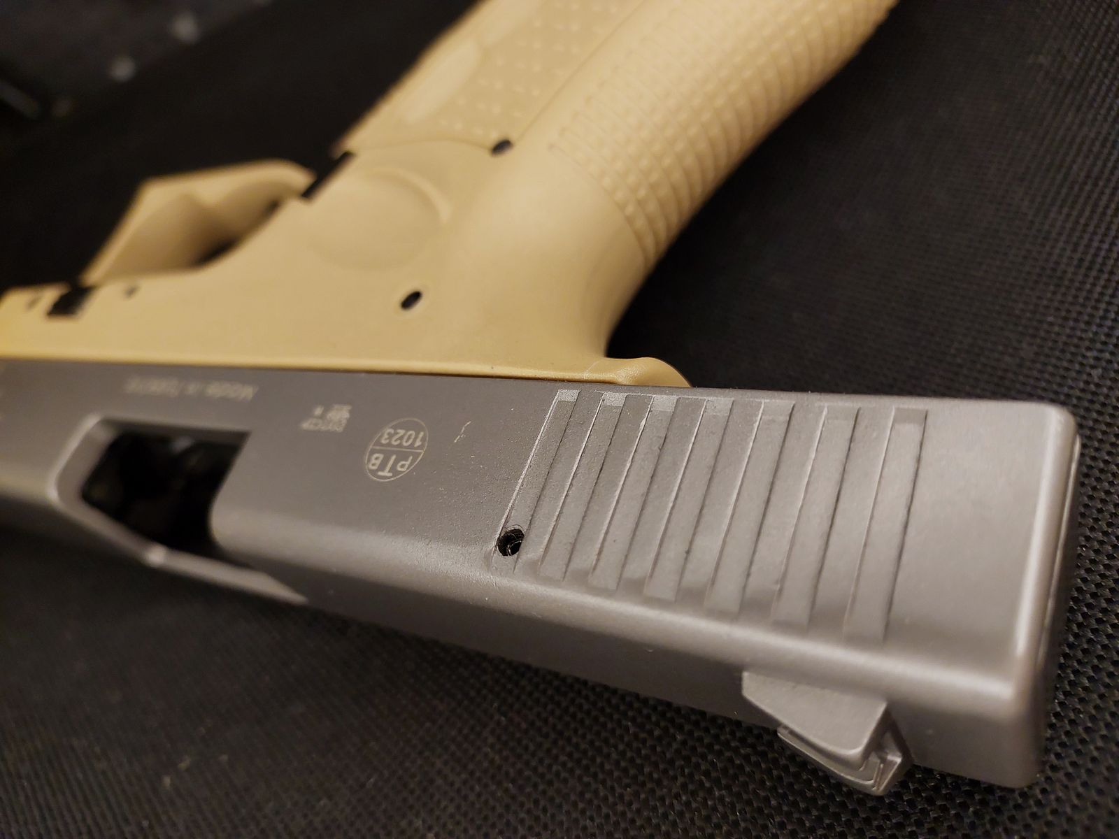 Zoraki 917 pistola de fogueo 9mm P.A.K. desierto TAN TITANSCHLITTEN (PTB 1023)