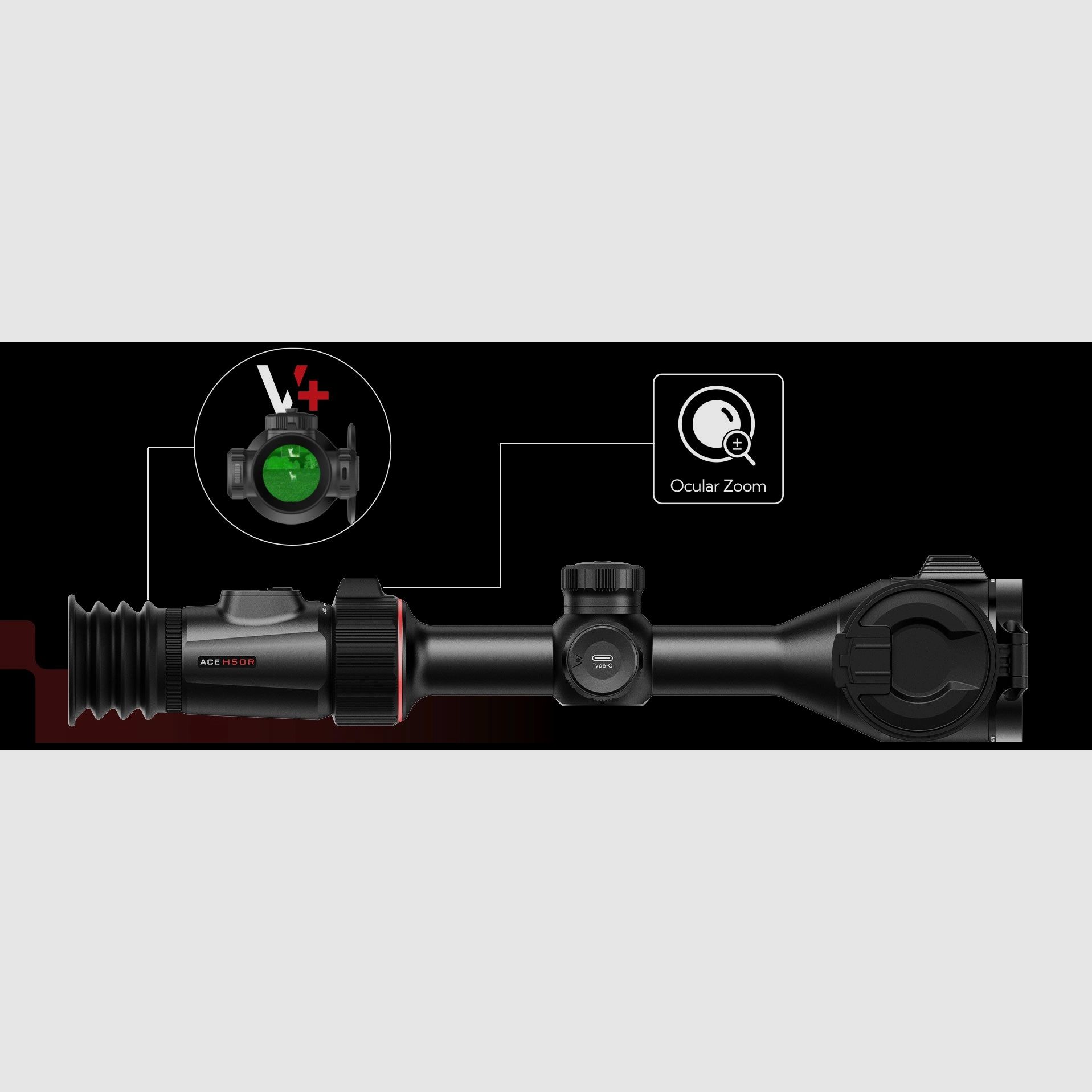 Nocpix Ace H50R Lunette de visée thermique (télémètre), image 13 sur 17