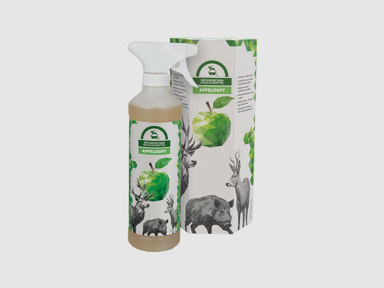 EUROHUNT Profumo di Mela 500 ml - Odore di Mela Attraente per Cervi e Caprioli, immagine 2 di 4