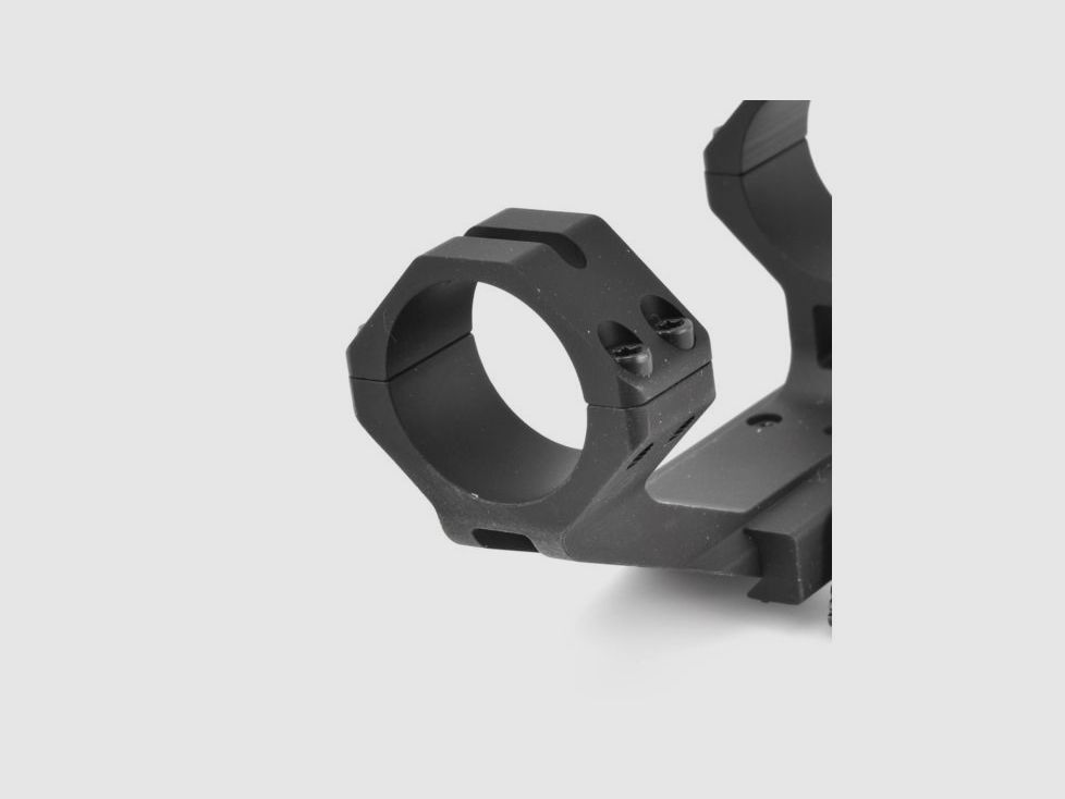 Weaver Tactical Thumb-Nut SPR 1-tlg. Mount Picatinny-Style mit Ringe Flattop AR-15 matt schwarz 30mm, integriertes Rückschlag-Basisdesign