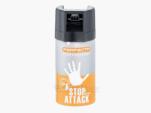 Perfecta Stop Attack Pepperspray 40ml Conische Straal