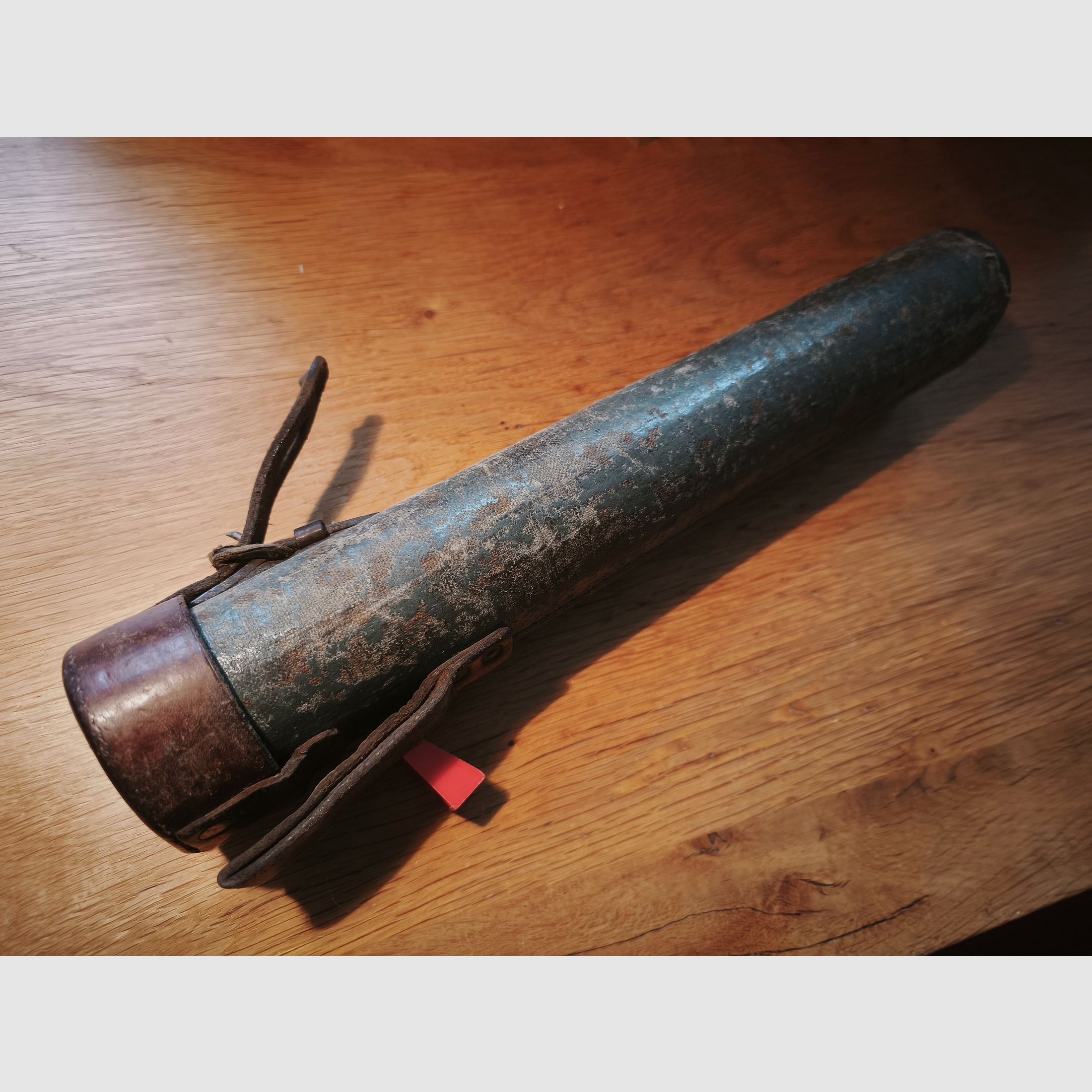 Goerz Berlin scope sniper scope case container scope ZF scope 1WK 2WK WW2 WK2 WK1Wehrmacht, imagen 5 de 7