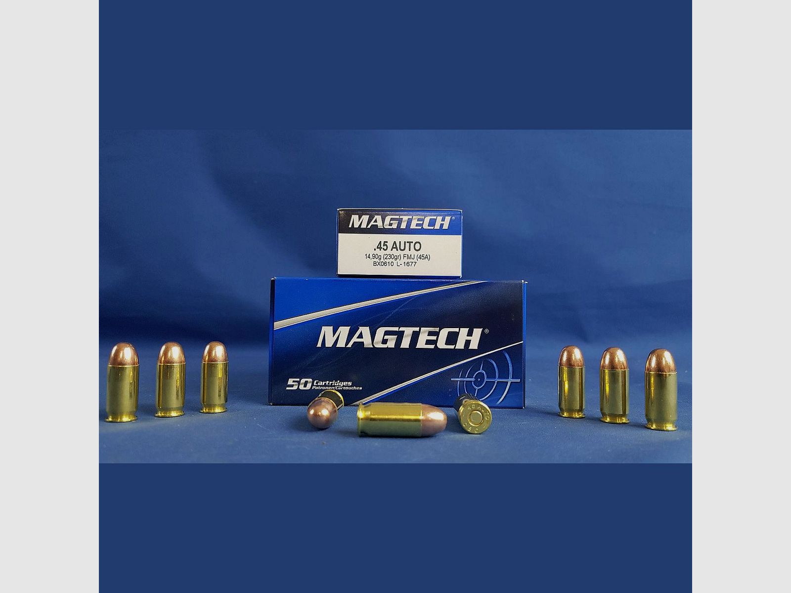 Magtech .45 ACP FMJ 230grs. 14,9g