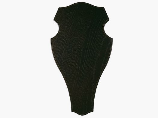 Geweihschild Eiche dunkel | 29x17cm