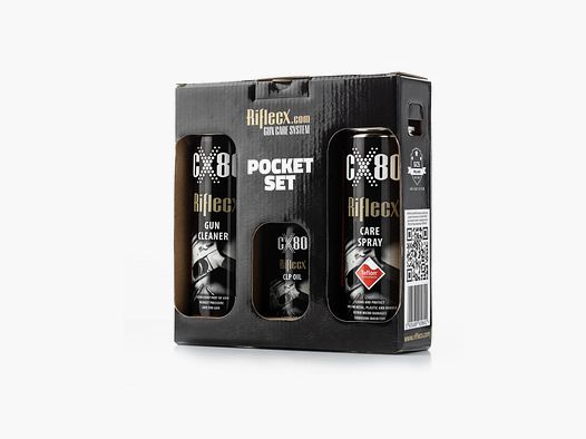 RIFLECX – POCKET SET KIT COMPLETO PER LA MANUTENZIONE DELLE ARMI