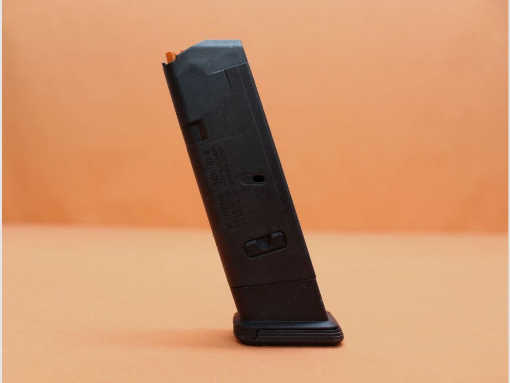 Magpul Glock 17/ 34: Magazynek 10-strzałowy Magpul PMAG MAG801-BLK 9mmLuger Polimer Czarny