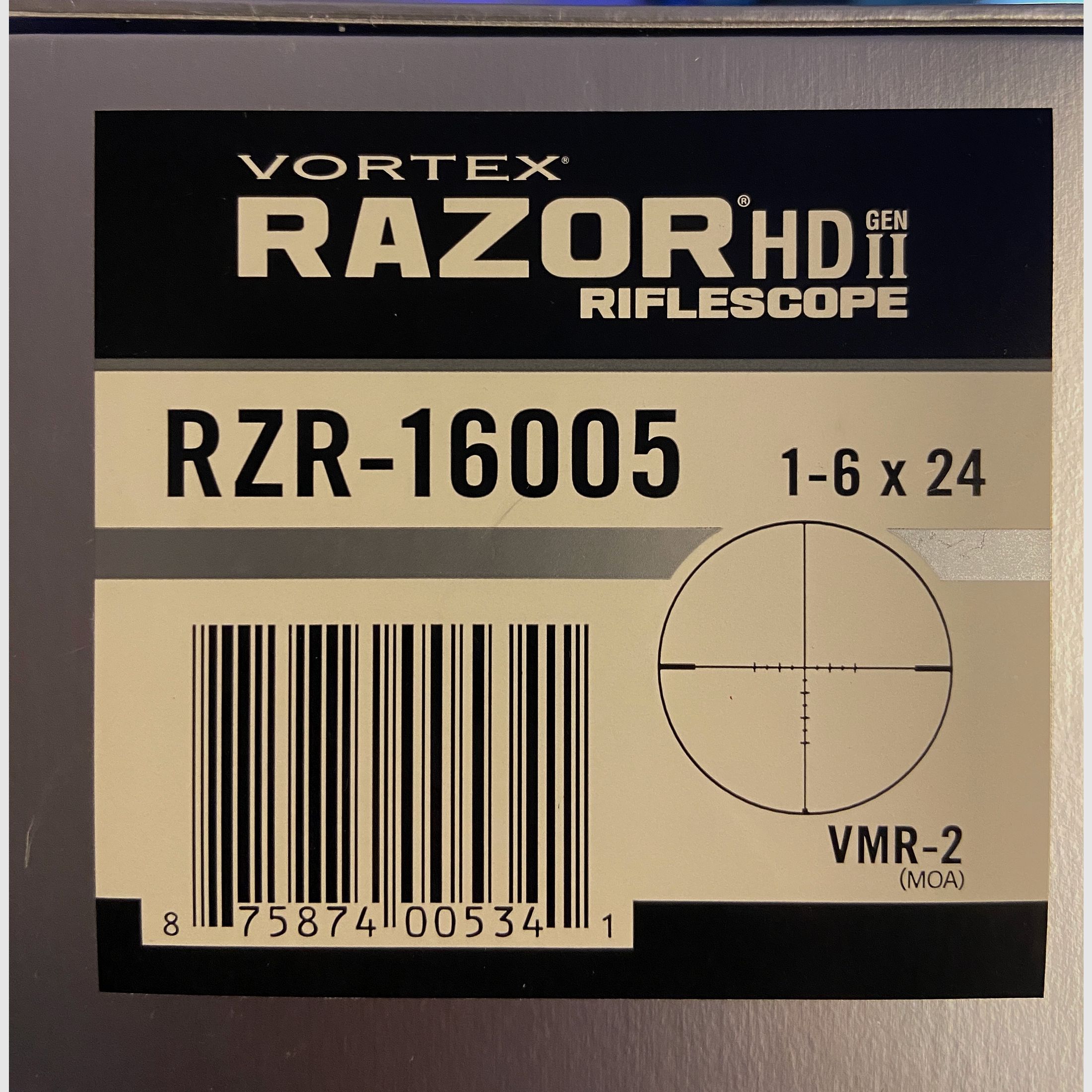 Vortex Razor HD Gen II-E 1-6x24 VMR-2