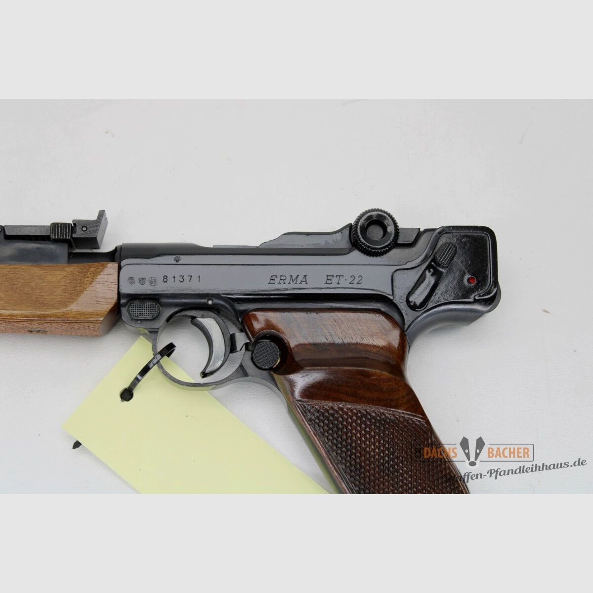 Pistola Erma ET 22 Cal. .22lfB réplica larga 08 Marine WB2536, imagen 3 de 5