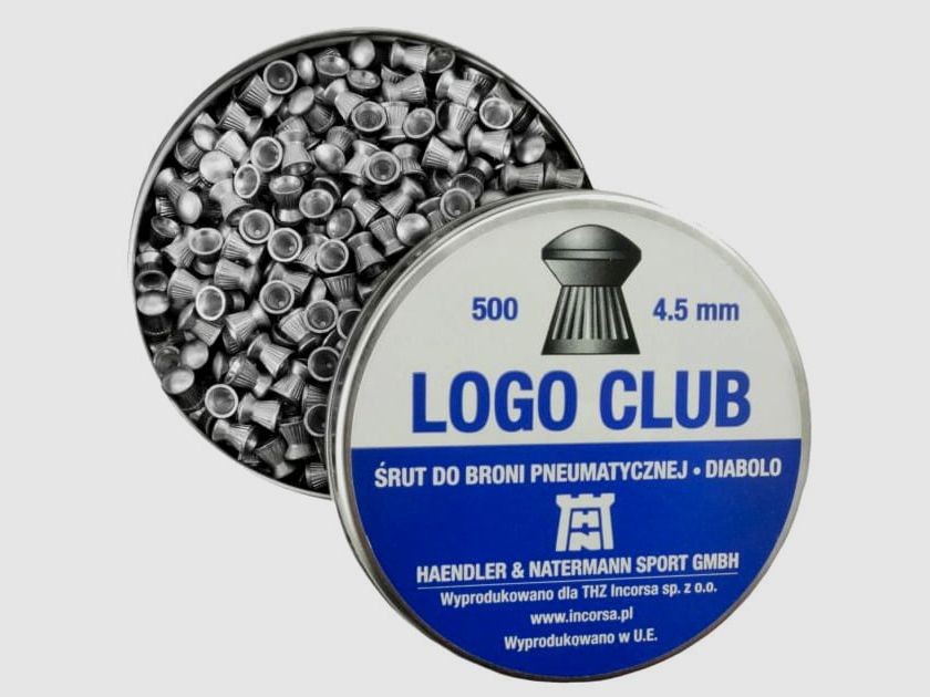 H&N Logo Club Diabolo Pellets 4.5 mm (500), image 2 of 3