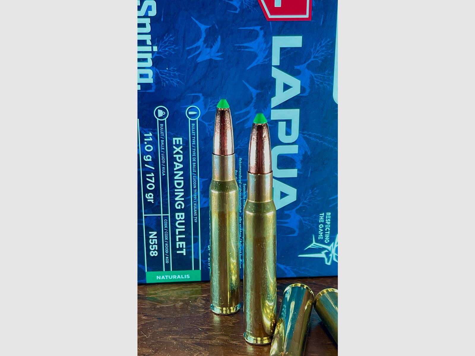 Lapua .308 Naturalis L.R 170gr./11g