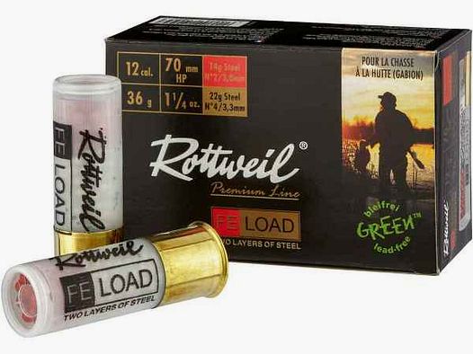 Rottweil BI-LOAD HP 12/70 - 36g (a10) Stalowy śrut + Bismut