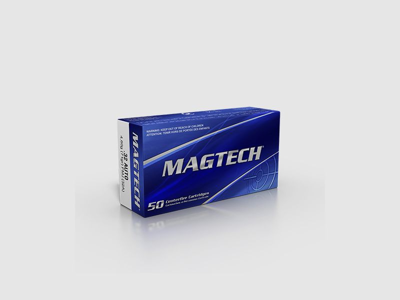 Magtech .32 ACP 71GR FMJ 50 cartridges