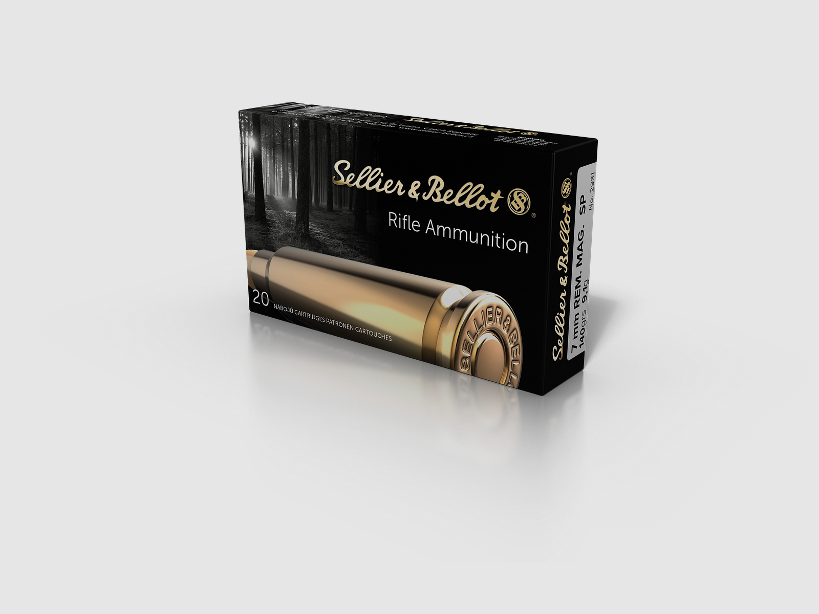Sellier & Bellot Munizioni per Fucile 7 mm Rem. Mag. 9,1g Soft Point, immagine 1 di 2