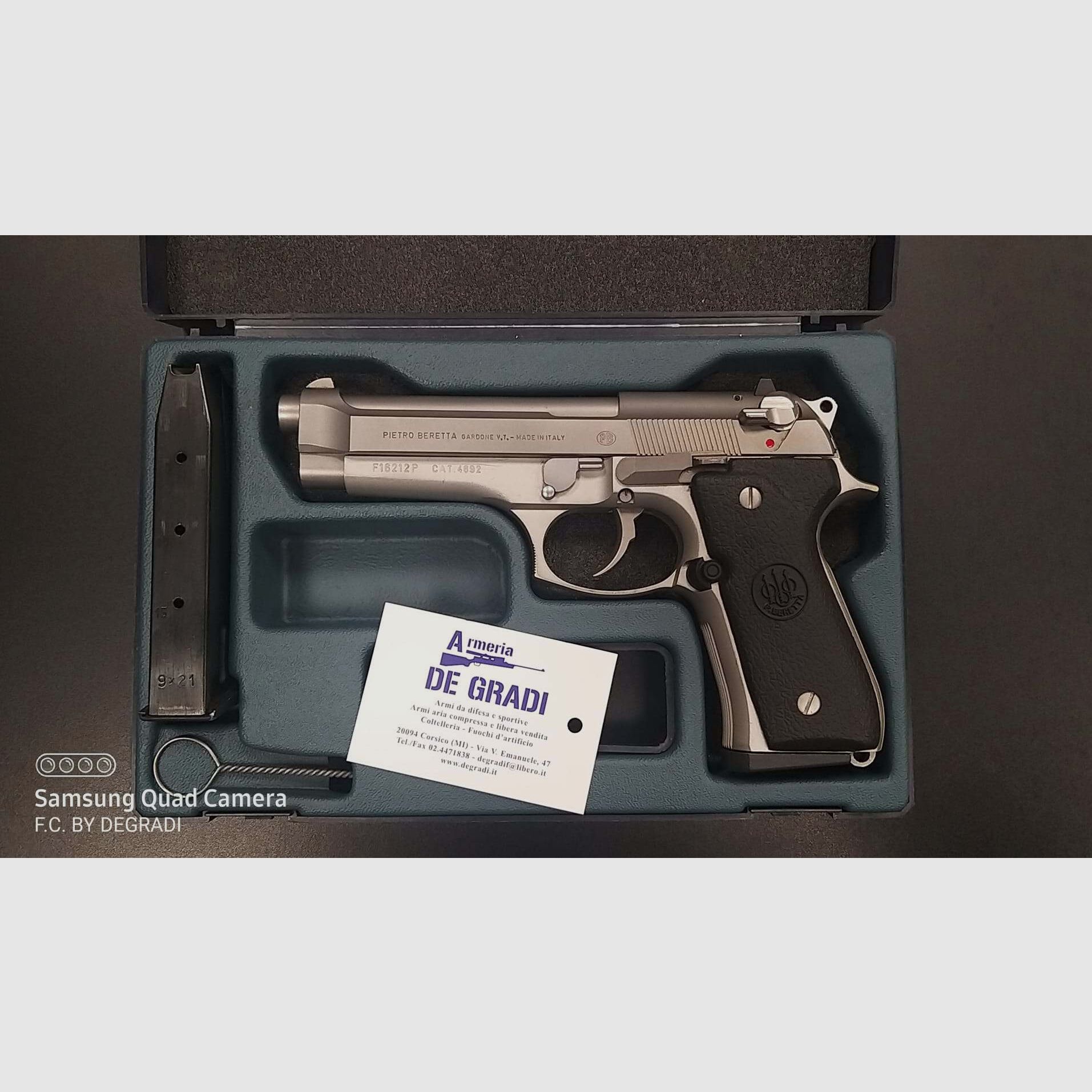 BERETTA 98 FS INOX CALIBER 9X21, image 1 of 4