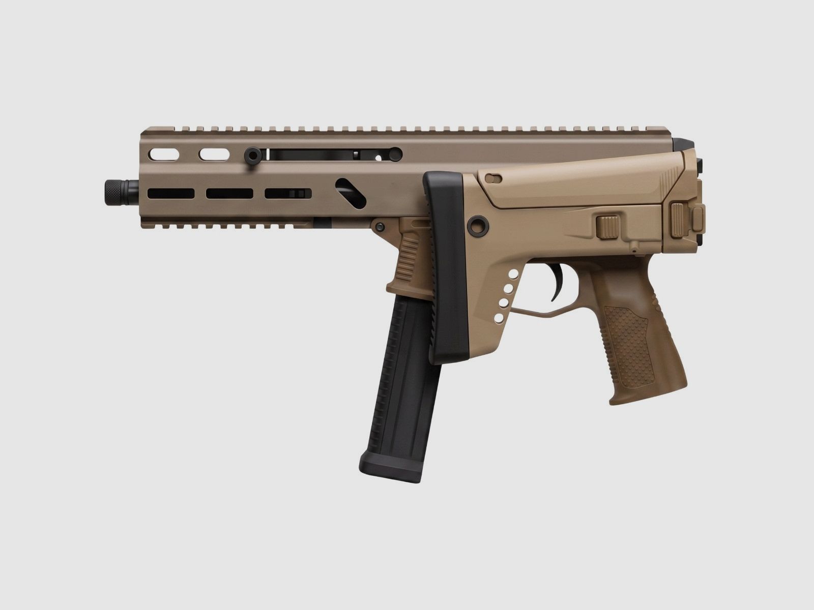 Grand Power – Culata plegable ACR Stribog – FDE – ACR Stock, imagen 4 de 4