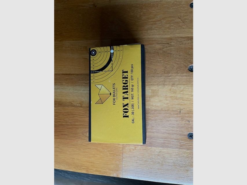 Fox .308 Target Bullet 165 gr.