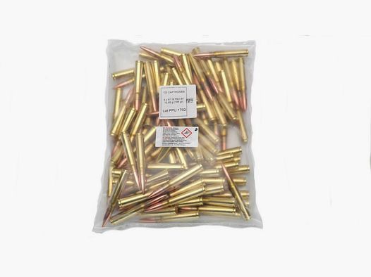 PPU Privi Partizan VM FMJ BT 198 grain 12,85 gramm im 100er Bulk Pack SOFORT VERFÜGAR - 8x57ÍS