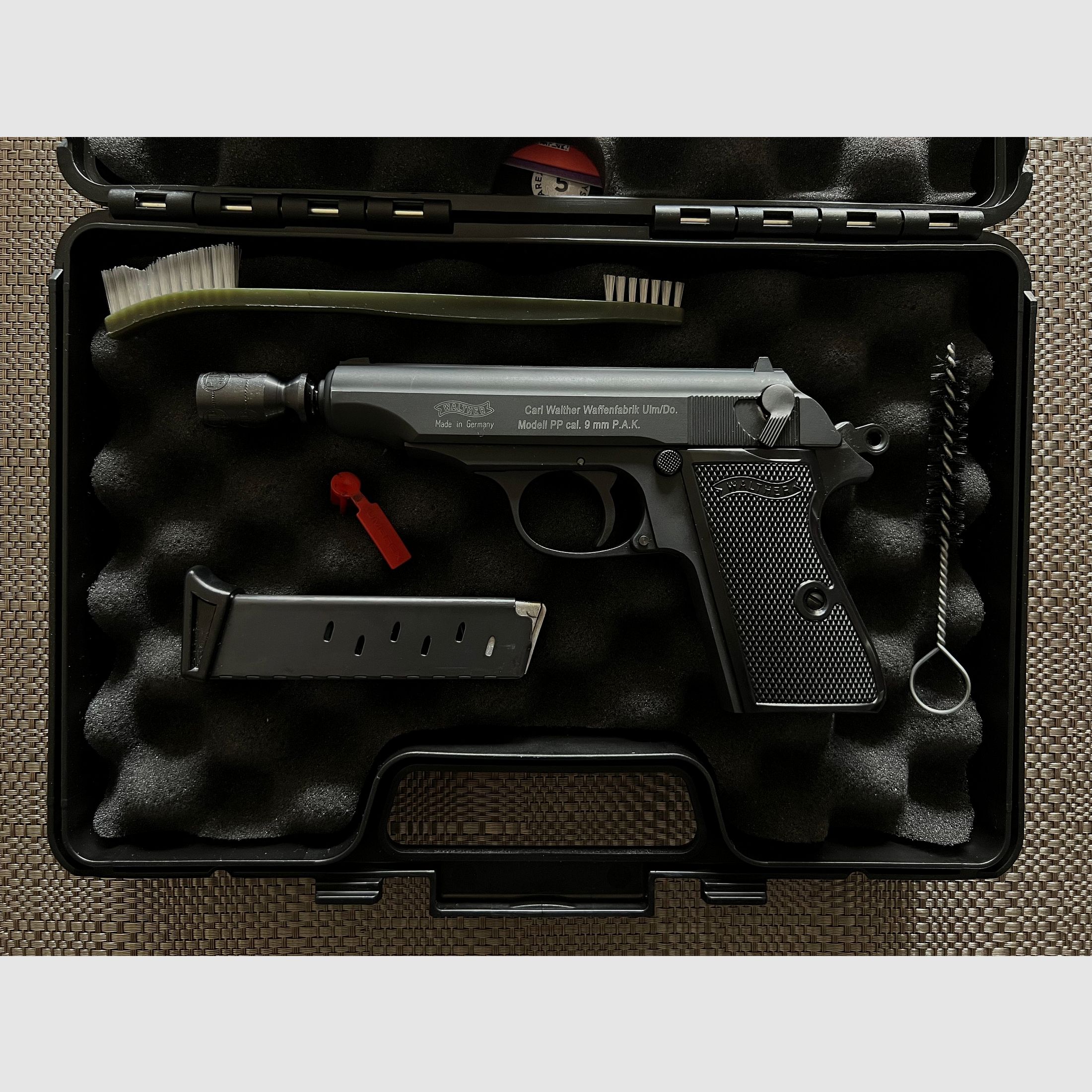 Walther PP Schreckschusspistole 9mm P.A.K. in sehr gutem Zustand!