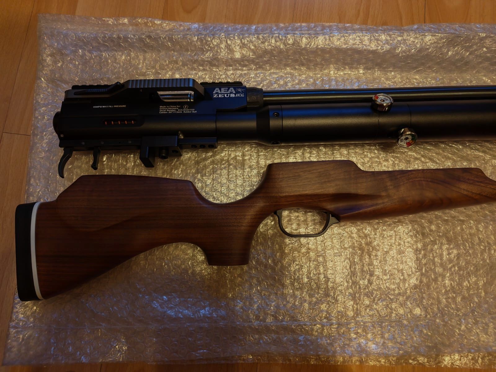 GoGun AEA Zeus F-Serie air rifle / PCP rifle | caliber .68 | like new & never used!