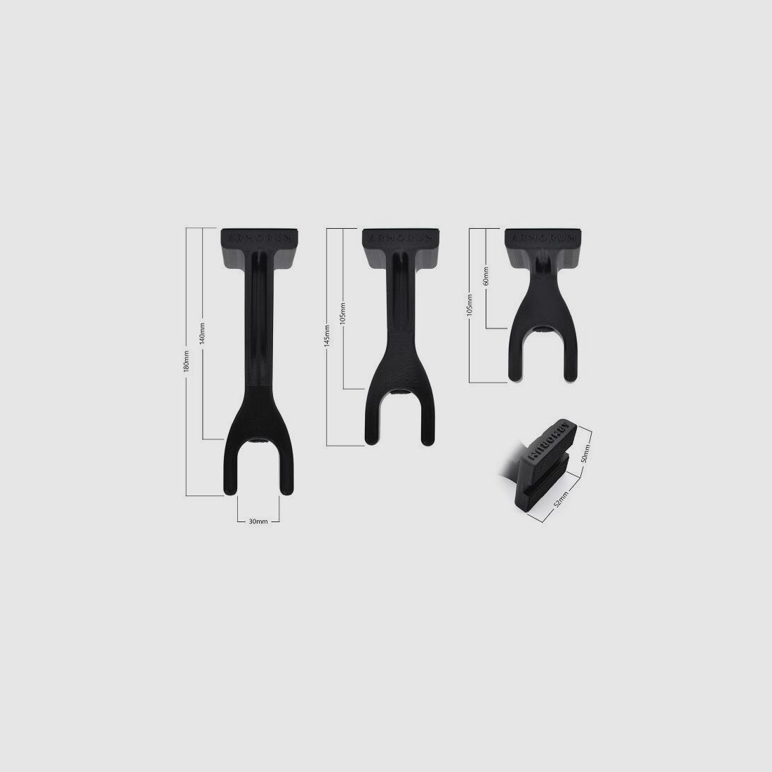 Armorum Armorum Langwaffenhalter magnetisch, Gr: M (105 mm), Bild 4 von 4