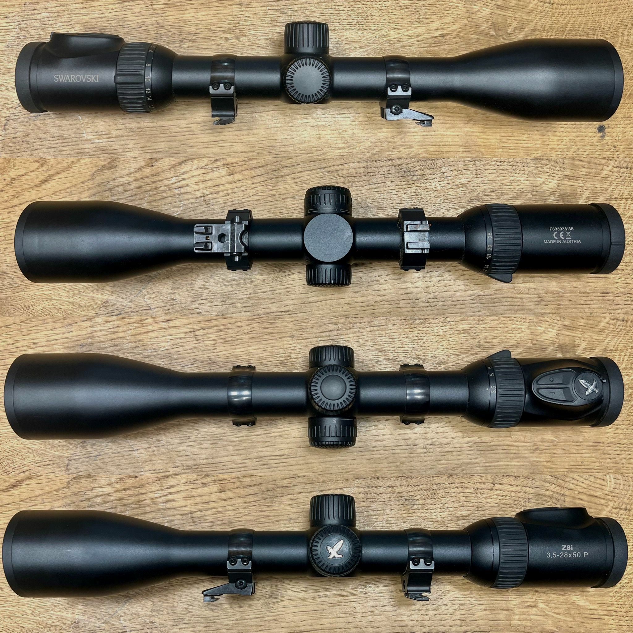 Sauer 80 Custom ombouw met Swarovski Z8i Sauer 80 Custom met Swarovski Z8i