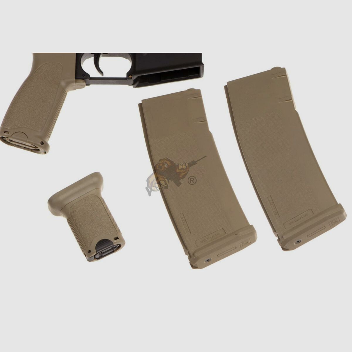 SA-E09 Edge Specna Arms Tan/Schwarz Airsoft Frei ab 18 - S-AEG -F-