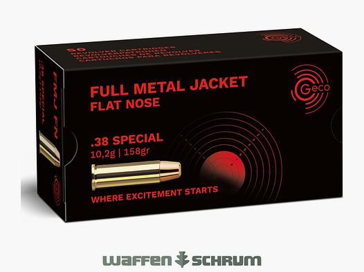 Geco Pełnopłaszczowy 10,2g - 158gr .38Special