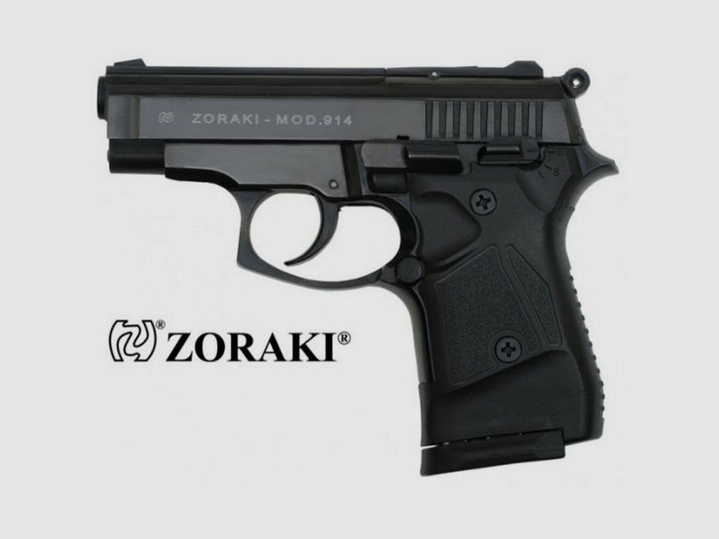 Zoraki 914 geblauwde 9mm P.A.K. schreckschusswapen