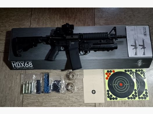 T4E t4m RIS co2 air rifle Ram Home Defense assault rifle as new cal .43 paintball marker