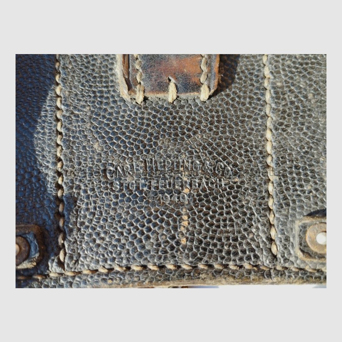 Ammunition bag K98 Carl Hepting & Co STGT Feuerbach 1940, image 3 of 3