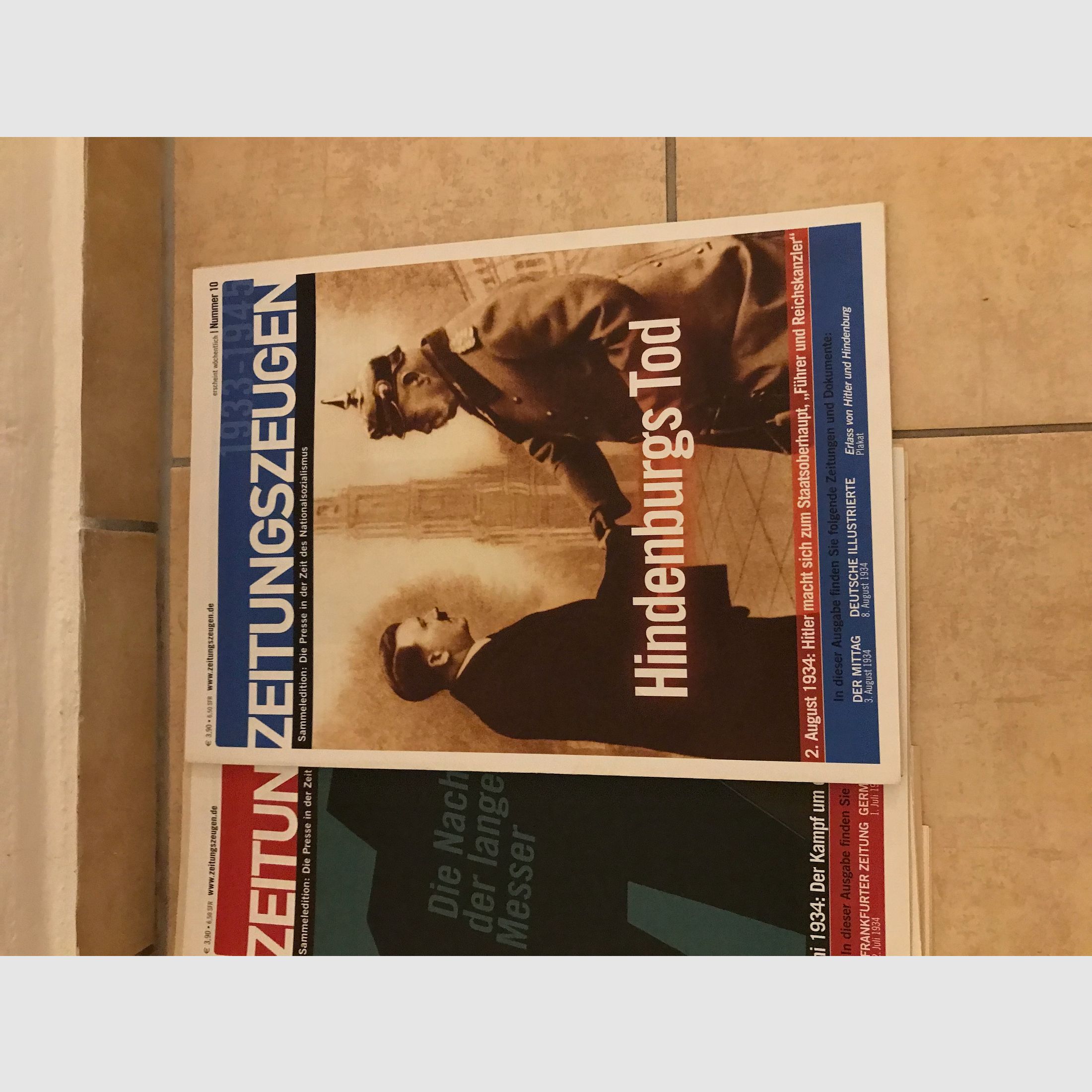 Zeitungszeugen 102 Stück. Für Sammler 