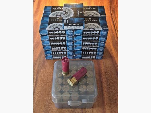 Federale Power-Shok Buckshot #000 (9,14mm), 8 Pellets, 12/70 – 150 Patronen