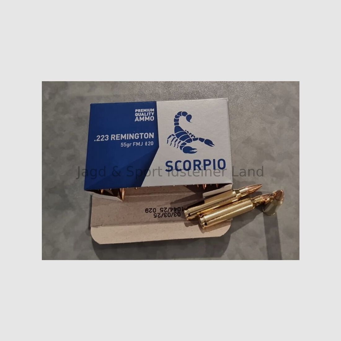 STV Scorpio FMJ, 55grs, 20 Patronen pro Packung