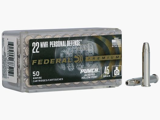 Federal Premium Personal Defense Punch .22 Mag. 40GR JHP 50 cartucce